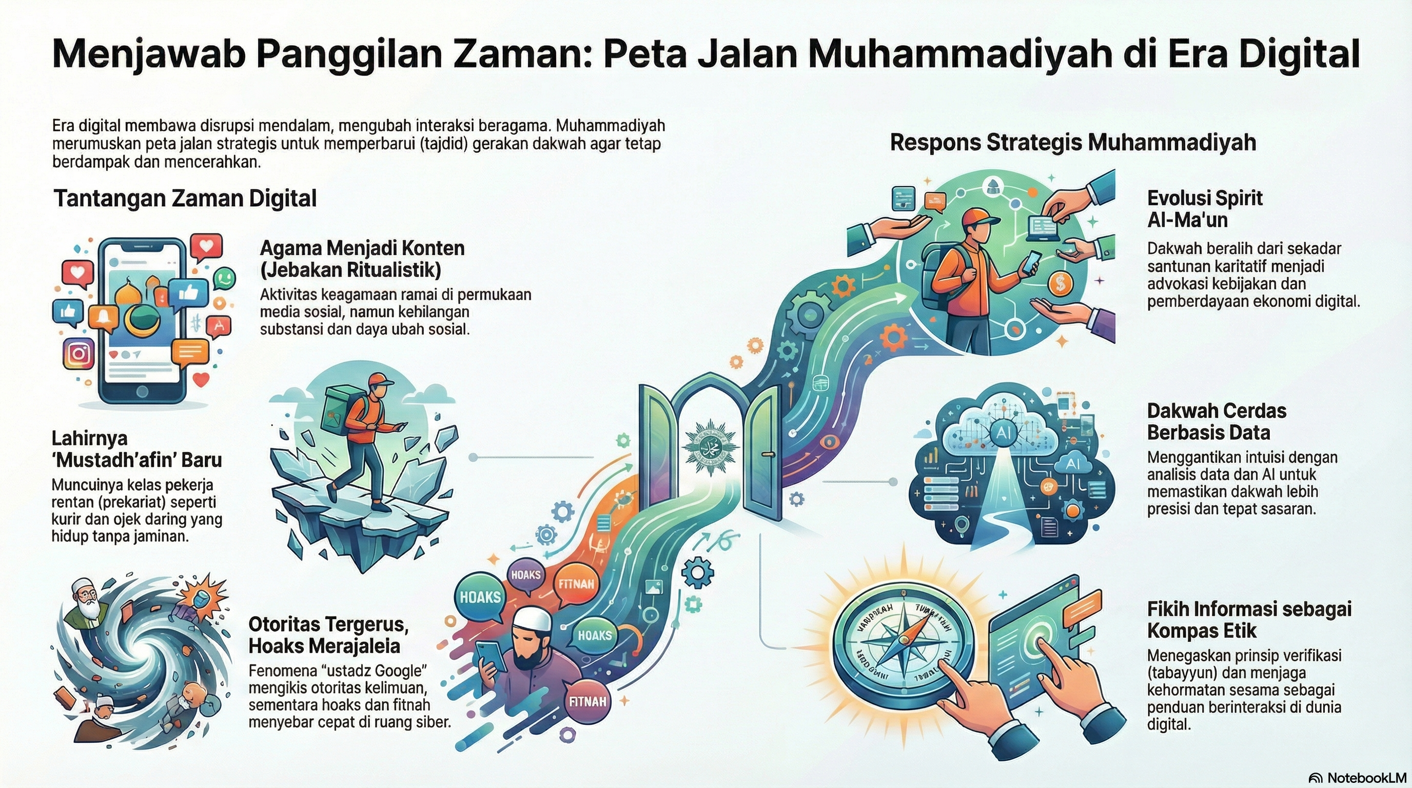 Infografis Peta Jalan Muhammadiyah